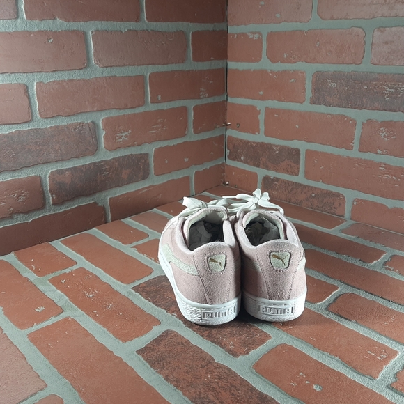 LIGHT "NUDE" PINK PUMA SUEDE - Picture 4 of 8